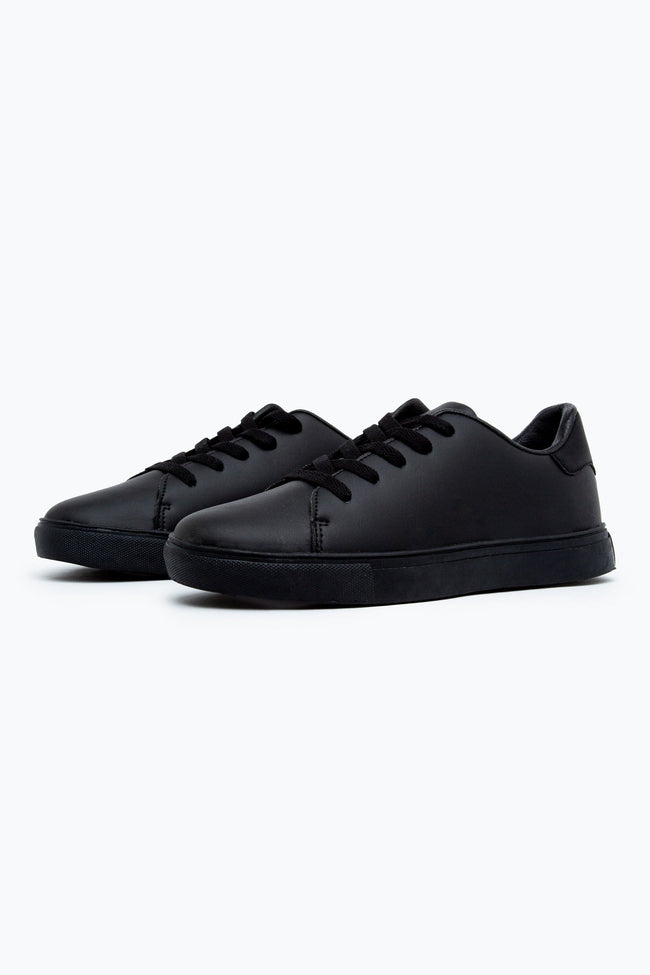 HYPE BLACK COURT KIDS TRAINERS