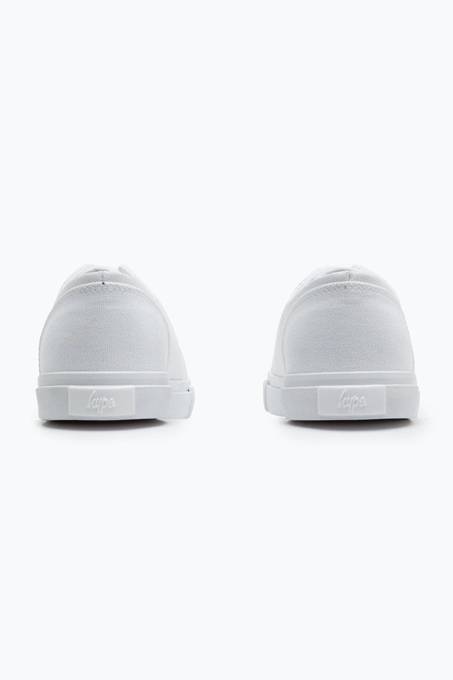 HYPE WHITE PUMP KIDS TRAINERS