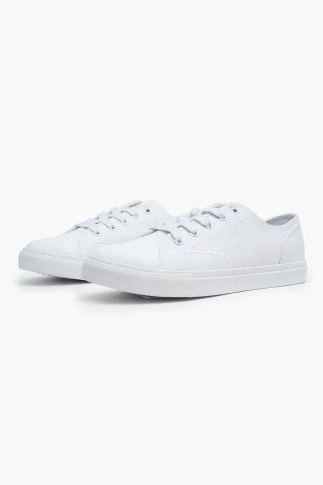 HYPE WHITE PUMP KIDS TRAINERS