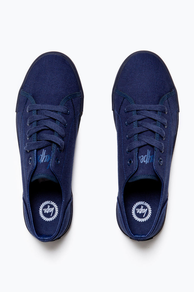 HYPE NAVY PUMP KIDS TRAINERS