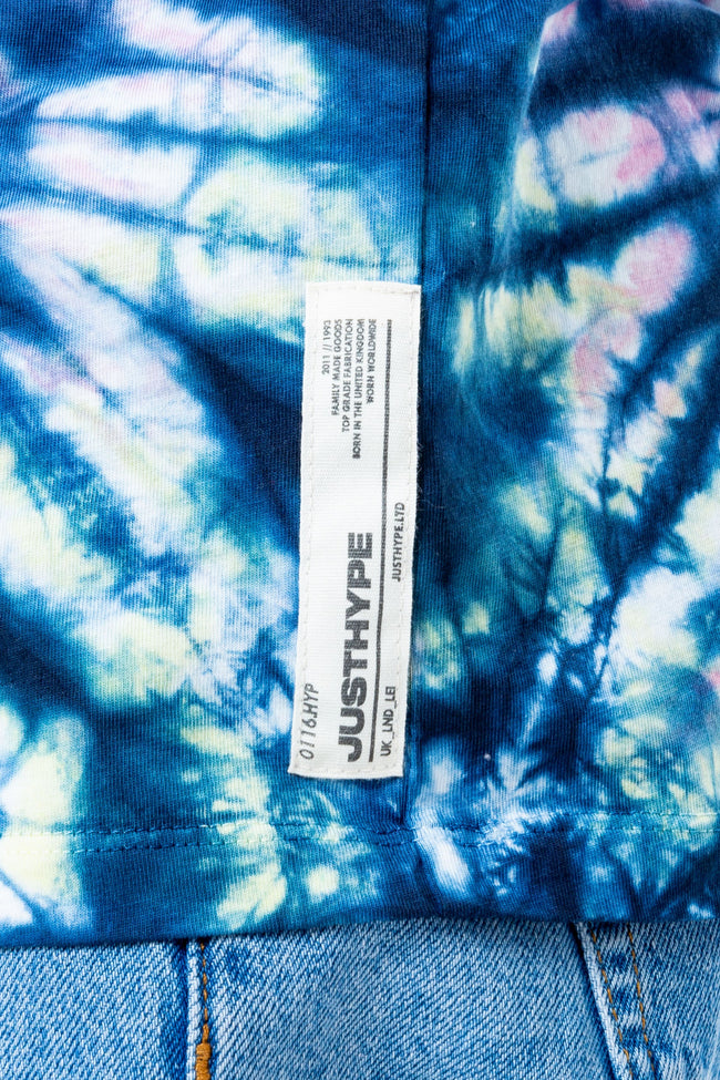 HYPE BLUE TIE DYE MEN'S T-SHIRT