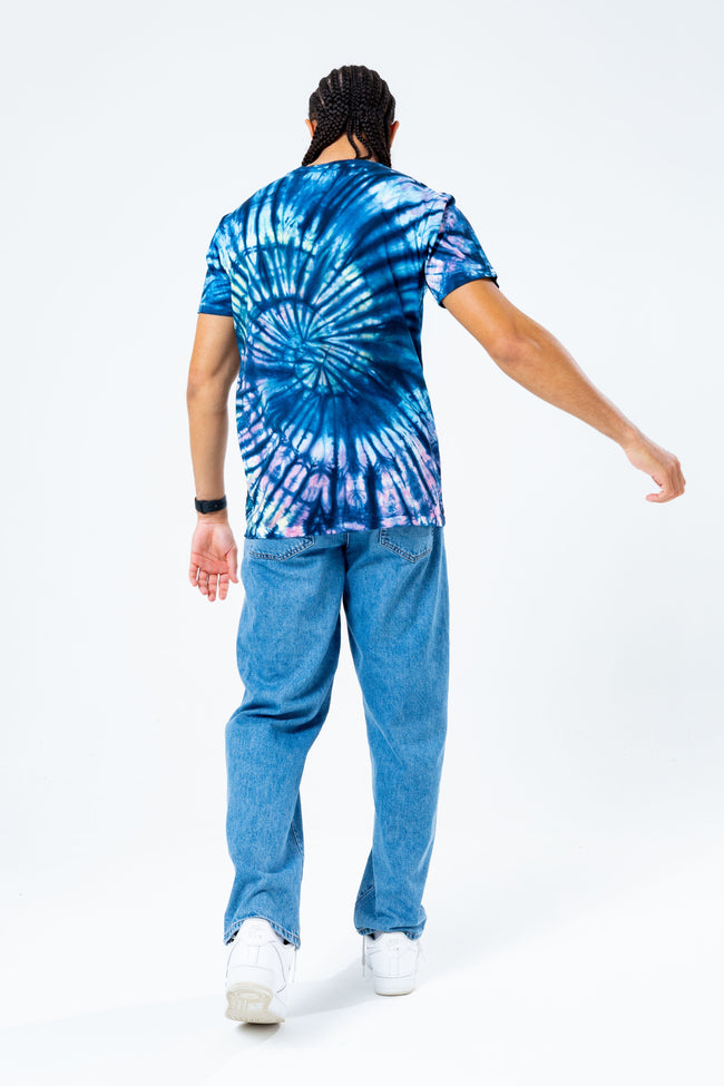 HYPE BLUE TIE DYE MEN'S T-SHIRT