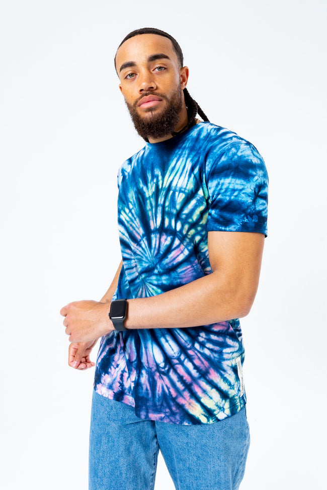 HYPE BLUE TIE DYE MEN'S T-SHIRT