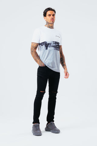 HYPE BLACK MARBLE MEN'S T-SHIRT