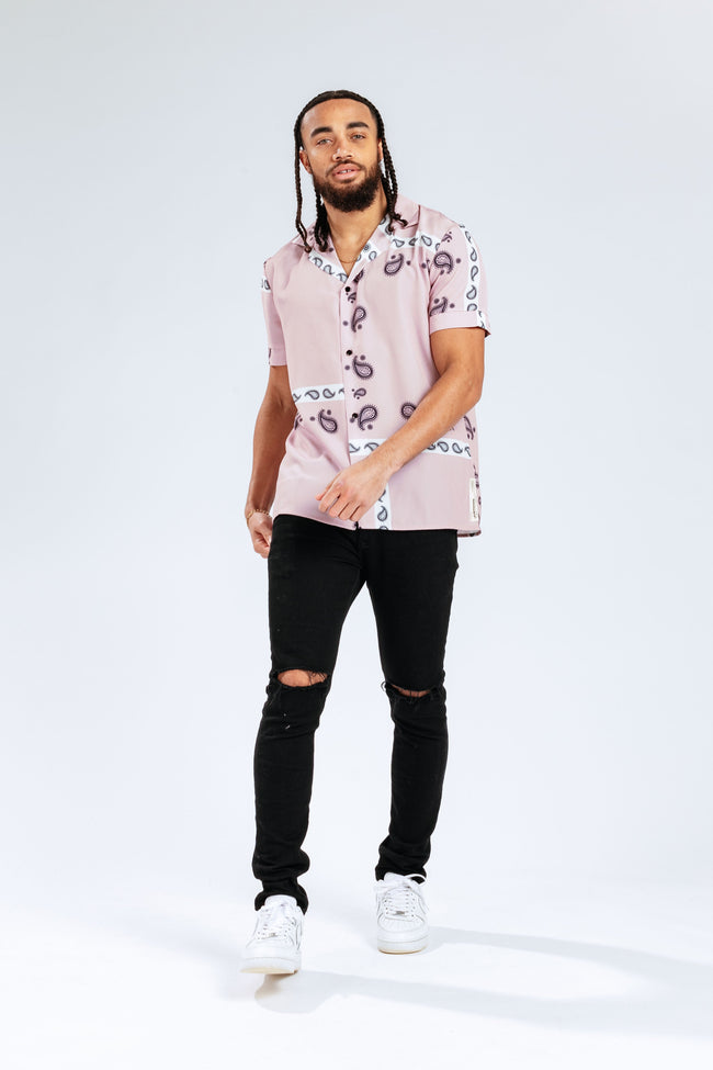 HYPE PINK PAISLEY MEN'S SHIRT