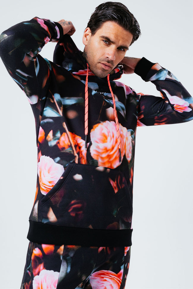 HYPE PINK ROSE MEN'S PULLOVER HOODIE