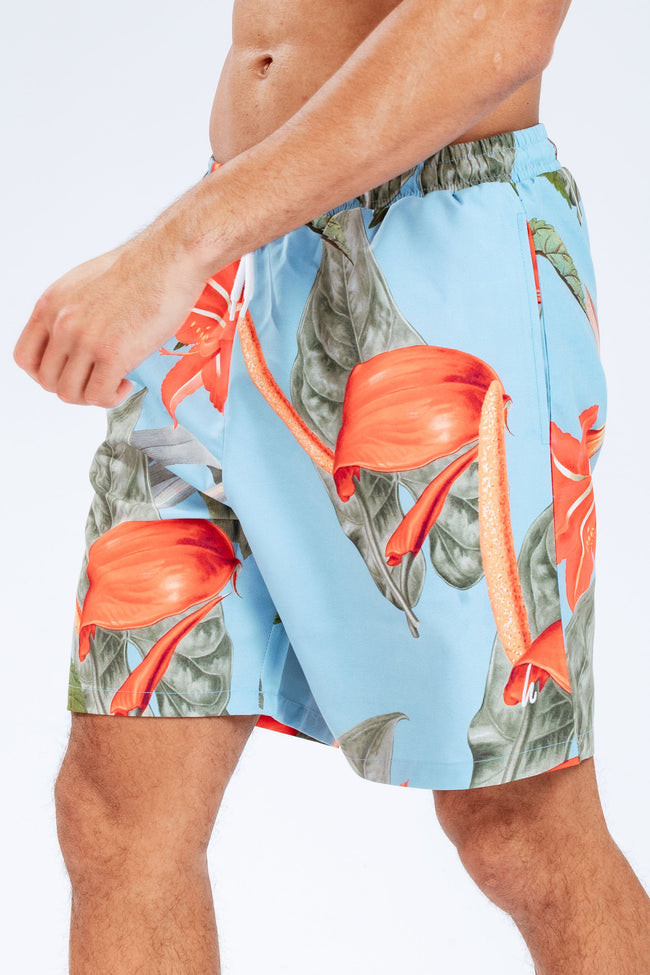 HYPE SLATE HIBISCUS MEN'S SWIM SHORTS