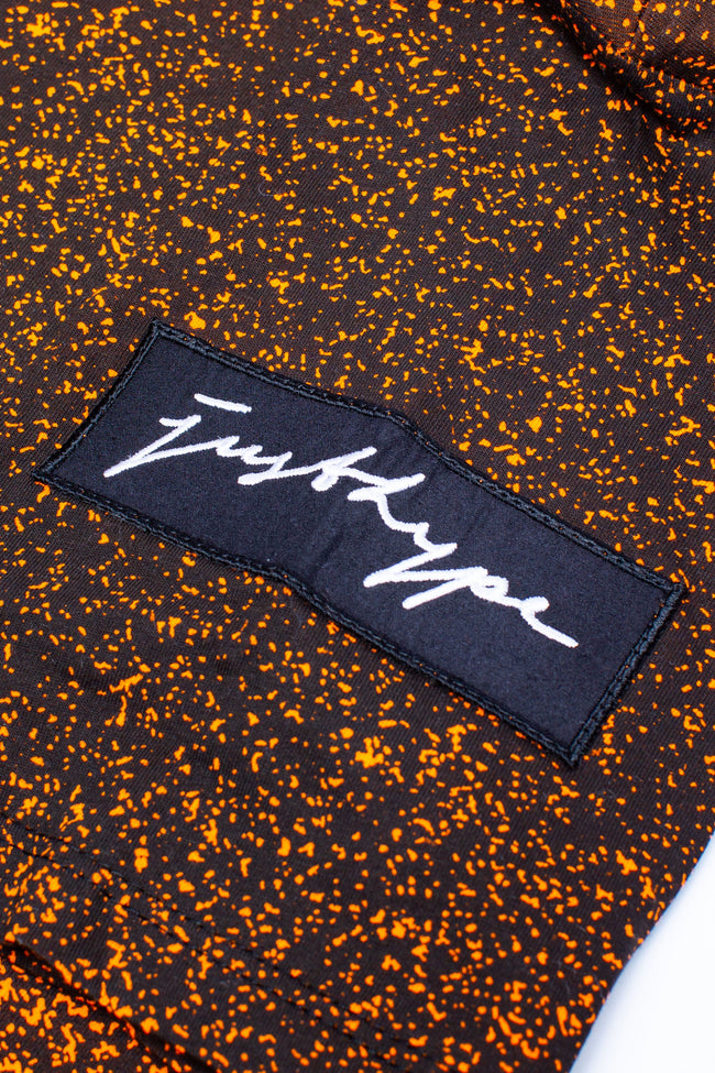 ORANGE SPECKLE FADE MENS TEE