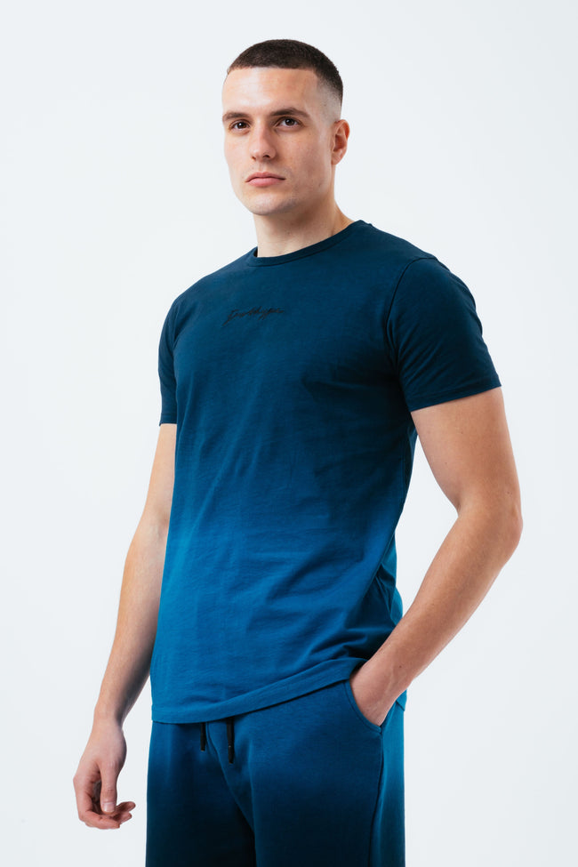 HYPE BLUE FADE MEN'S T-SHIRT