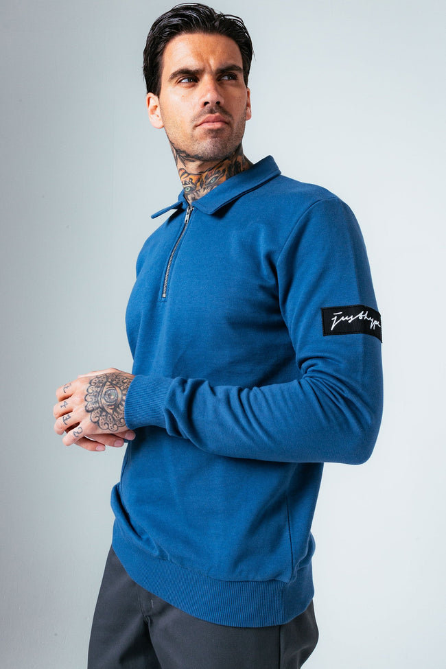 HYPE KENSAL MEN'S QUARTER ZIP SWEAT