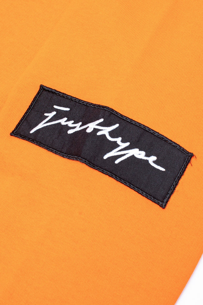 HYPE ORANGE MEN'S OVERSIZED CREW NECK