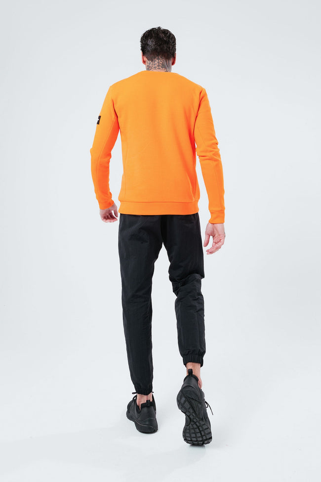 HYPE ORANGE MEN'S OVERSIZED CREW NECK