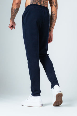 HYPE NAVY PIQUE MEN'S JOGGERS