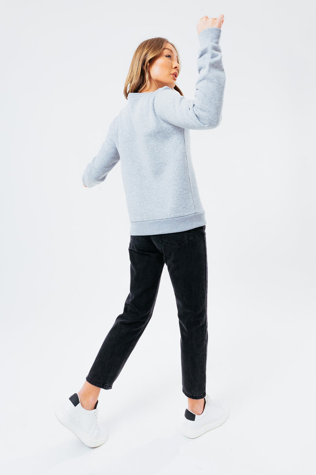 HYPE GREY JH LND WOMEN'S CREW NECK