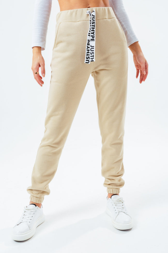 HYPE ECRU WOMEN'S JOGGERS