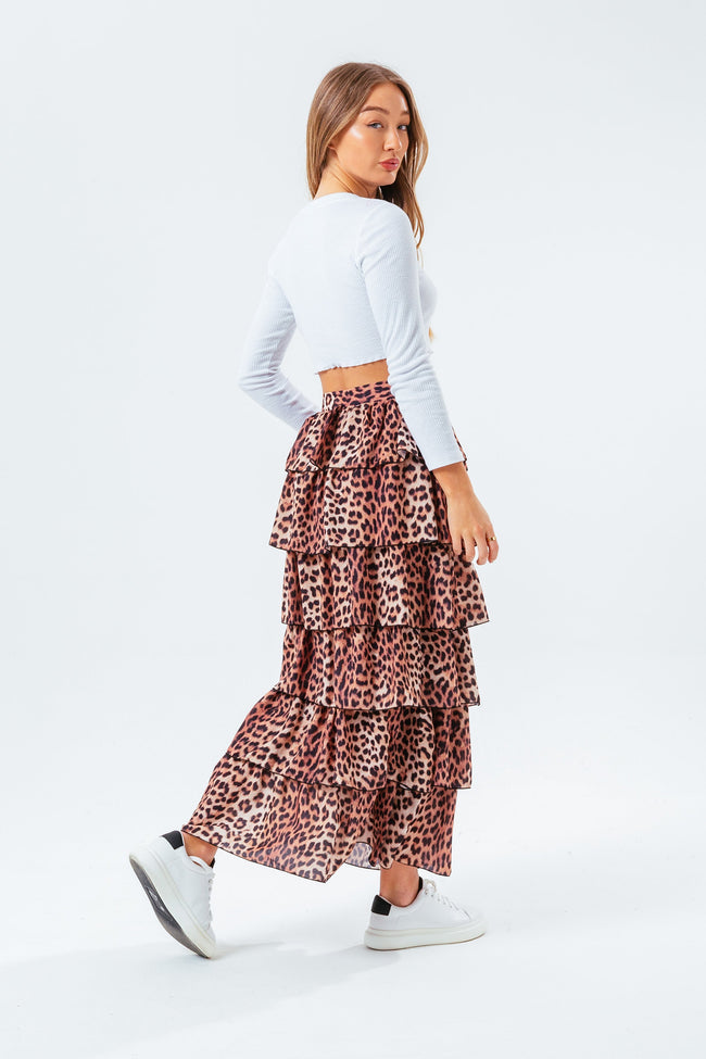 HYPE LEOPARD WOMEN'S SKIRT