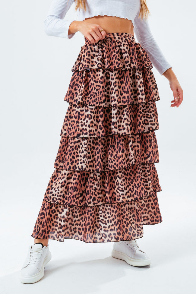 HYPE LEOPARD WOMEN'S SKIRT