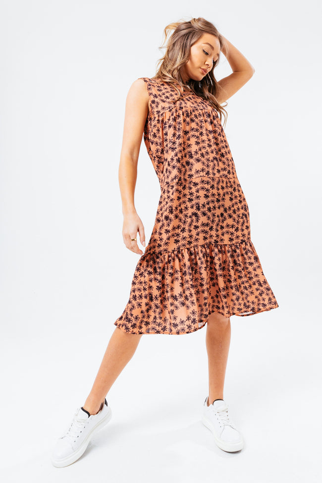 HYPE SCRATCH FLOWER WOMEN'S DRESS