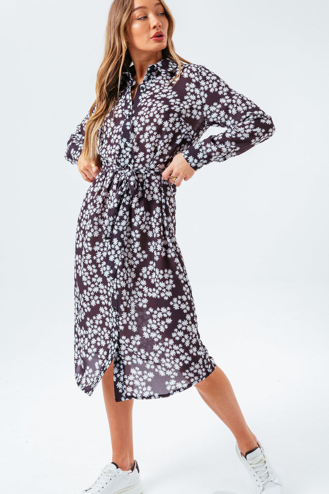 HYPE DITSY DAISY WOMEN'S SHIRT DRESS