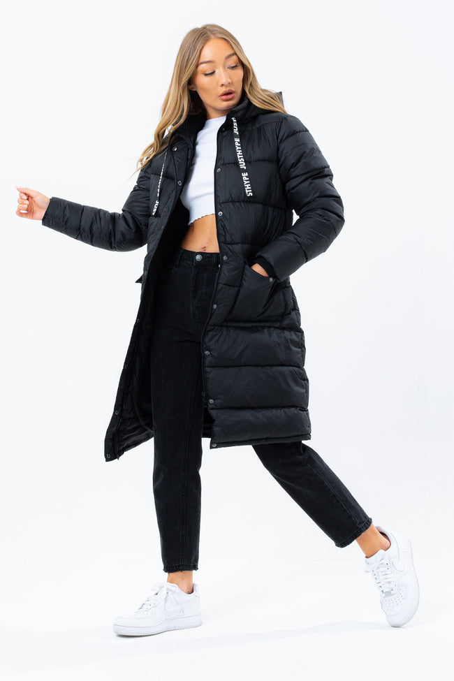 HYPE BLACK LONGLINE PARKA WOMEN'S JACKET