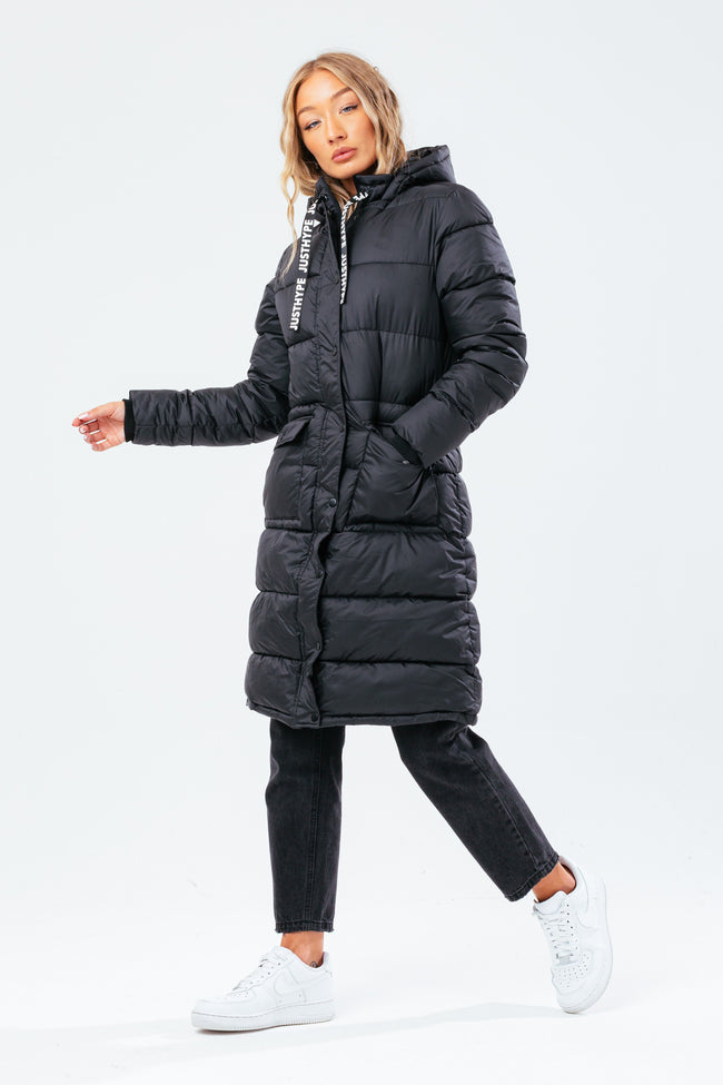 HYPE BLACK LONGLINE PARKA WOMEN'S JACKET