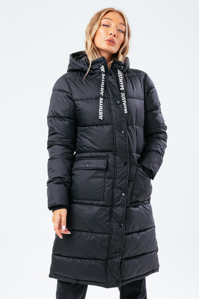 HYPE BLACK LONGLINE PARKA WOMEN'S JACKET