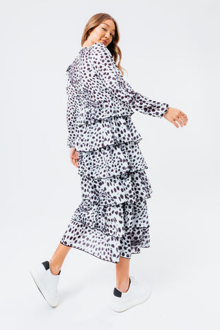 HYPE DALMATIAN WOMEN'S MIDI DRESS