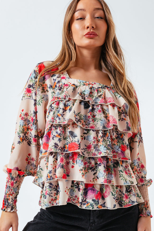 HYPE ANTIQUE BLOOM WOMEN'S BLOUSE