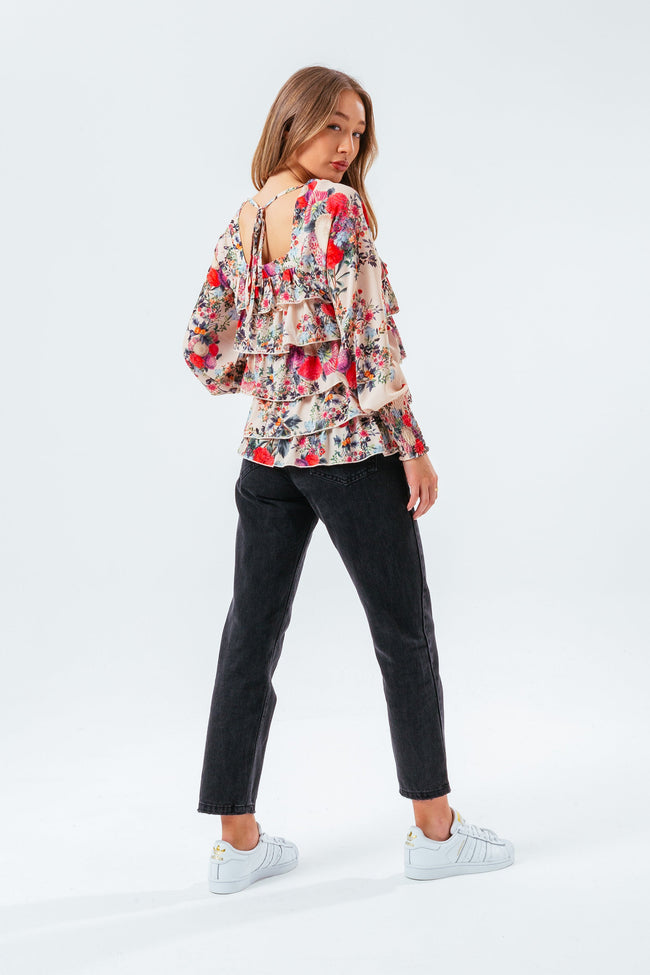 HYPE ANTIQUE BLOOM WOMEN'S BLOUSE