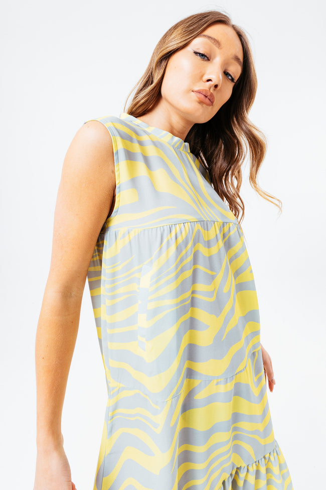 HYPE LEMON WAVE WOMEN'S DRESS