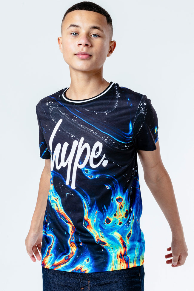 HYPE RAINBOW MARBLE BOYS T-SHIRT