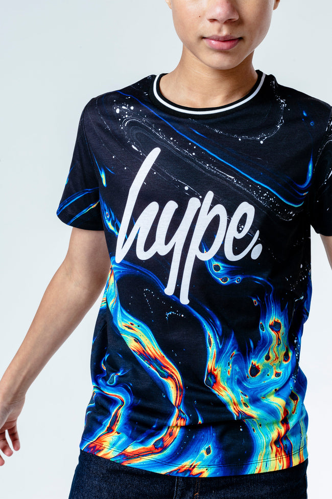 Hype Rainbow Marble Kids T-Shirt