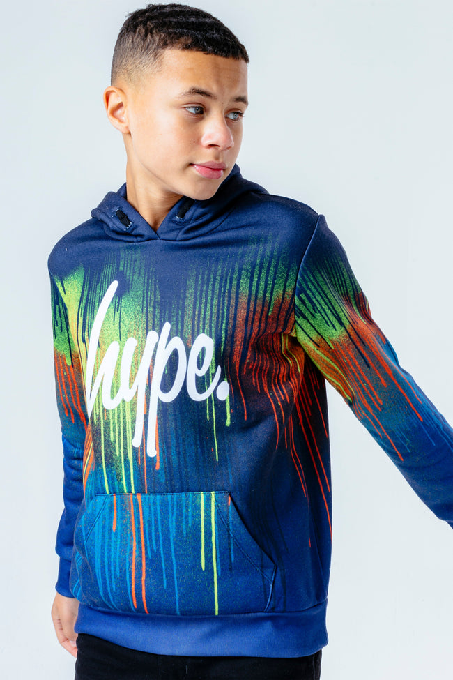 HYPE OCEAN DRIPS KIDS PULLOVER HOODIE