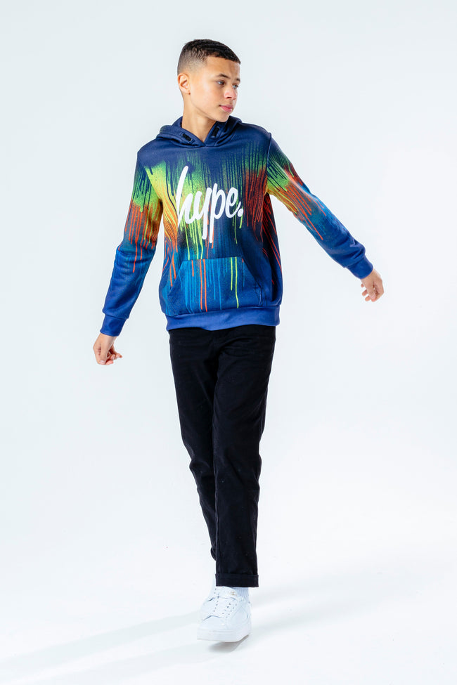 Hype Ocean Drips Kids Pullover Hoodie