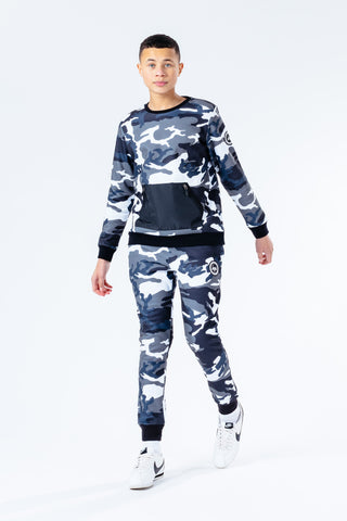 Hype Civil Camo Kids Crew Neck