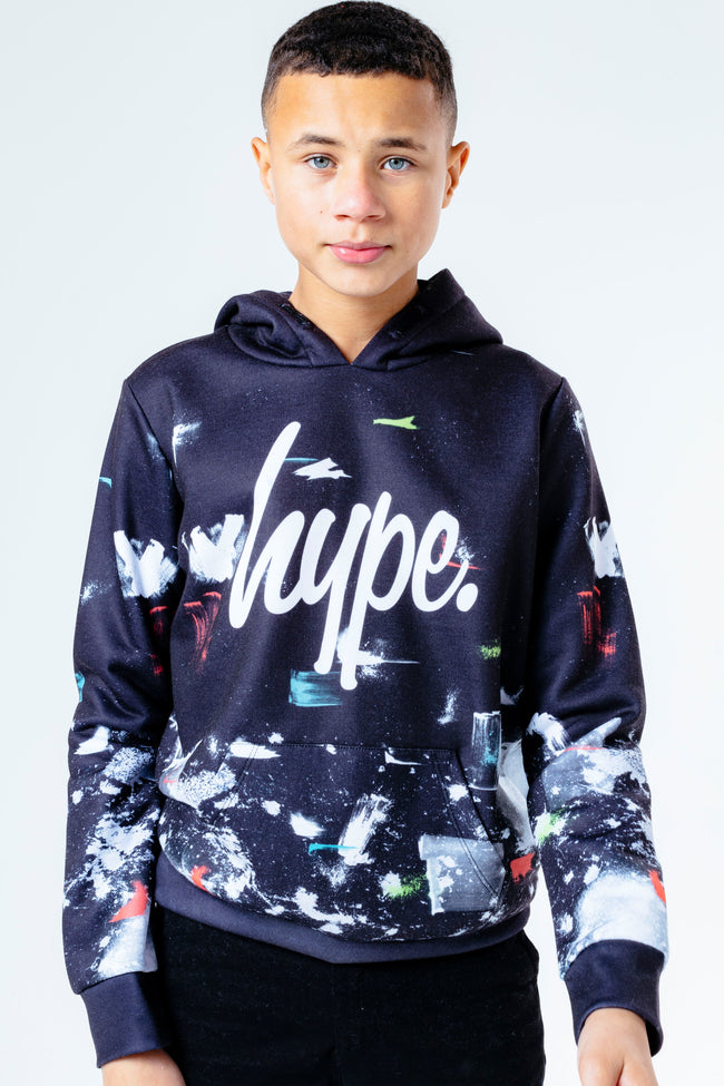 HYPE ART SPLAT KIDS PULLOVER HOODIE