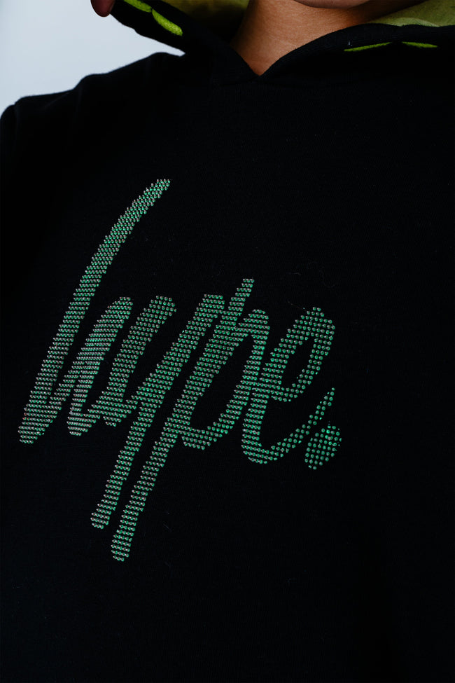 Hype Needle Script Kids Pullover Hoodie