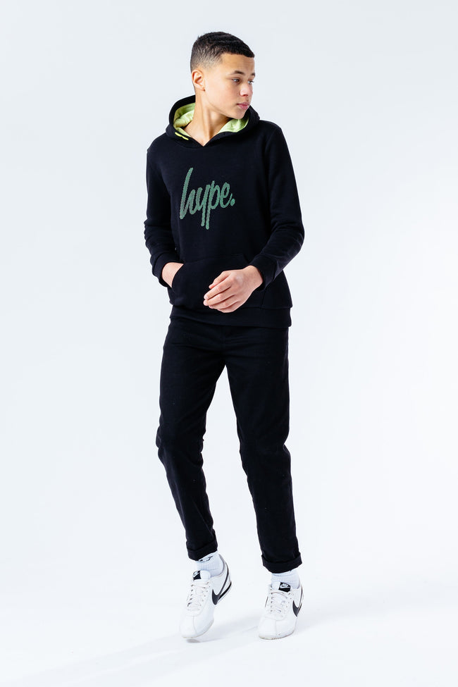 Hype Needle Script Kids Pullover Hoodie