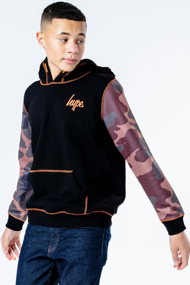 HYPE MA93 CAMO KIDS PULLOVER HOODIE