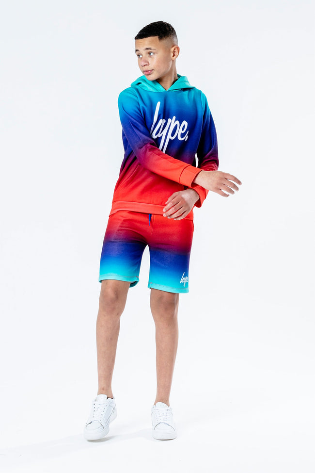 Hype Mint Fade Kids Shorts