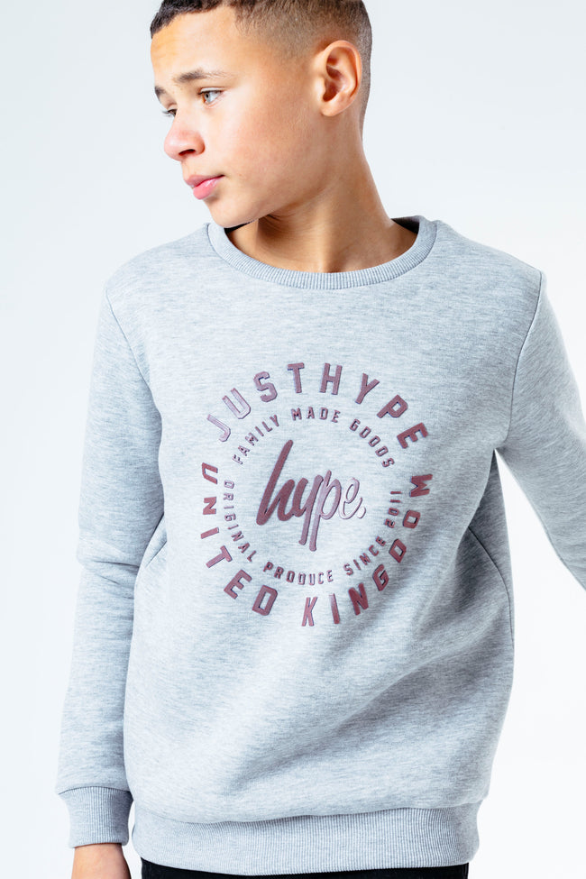 Hype Oil Cog Kids Crew Neck