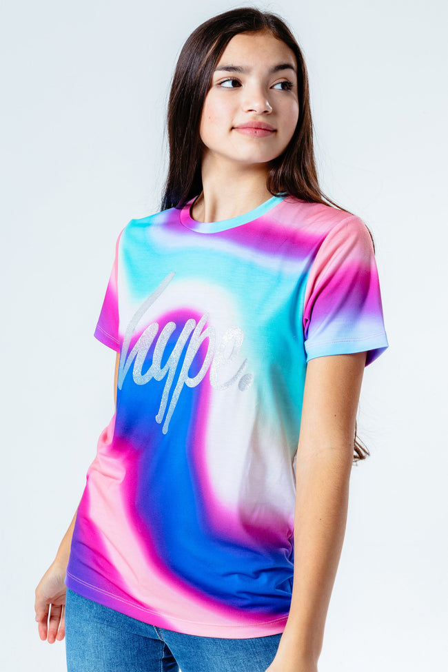 HYPE RAINBOW WAVE KIDS T-SHIRT