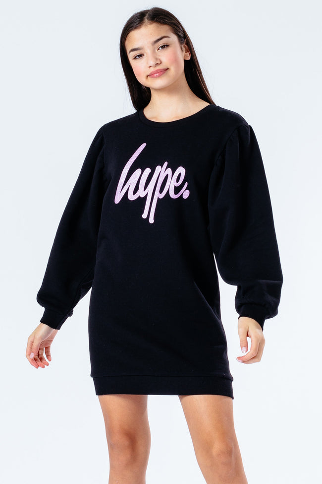 HYPE GLITTER KIDS SWEAT DRESS