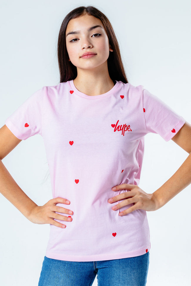 HYPE HEART REPEAT GIRLS T-SHIRT