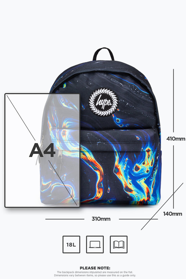 Hype Rainbow Marble Backpack