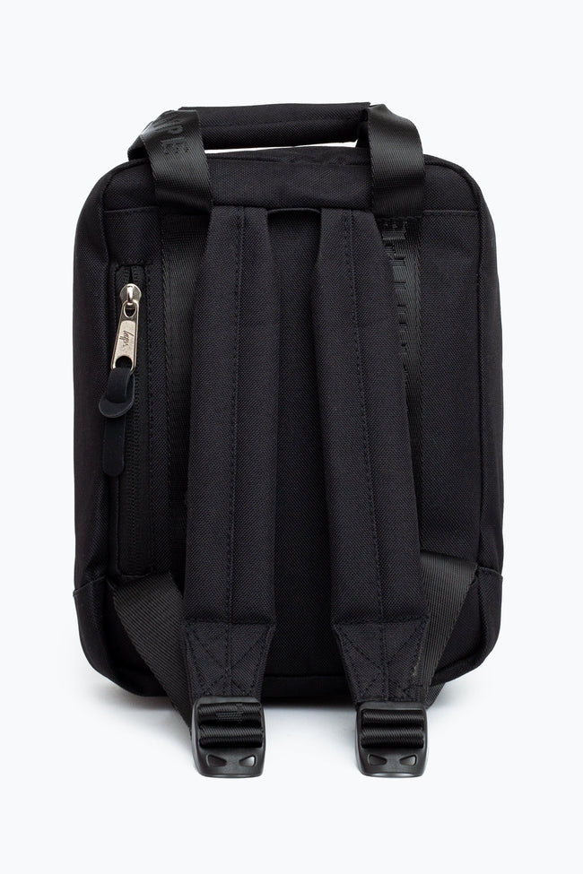 Hype Black Boxy Mini Backpack