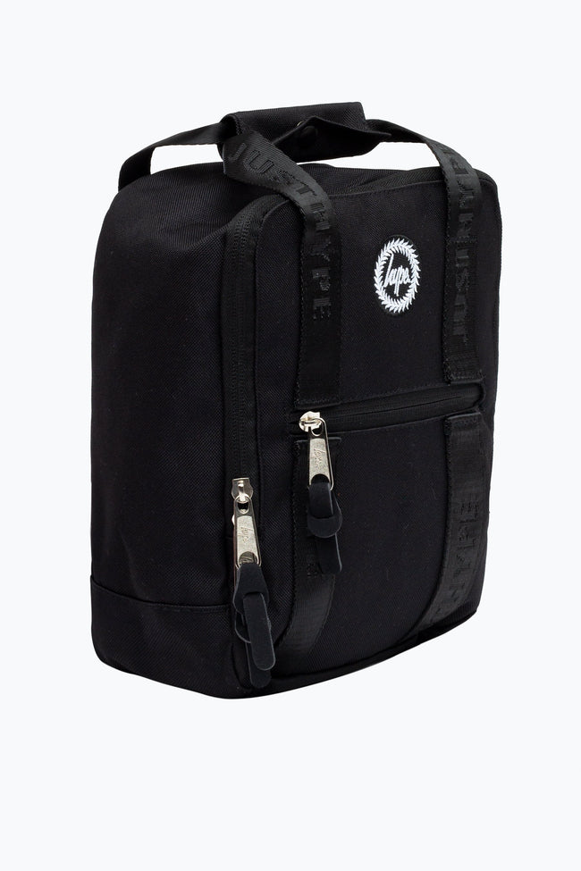 Hype Black Boxy Mini Backpack