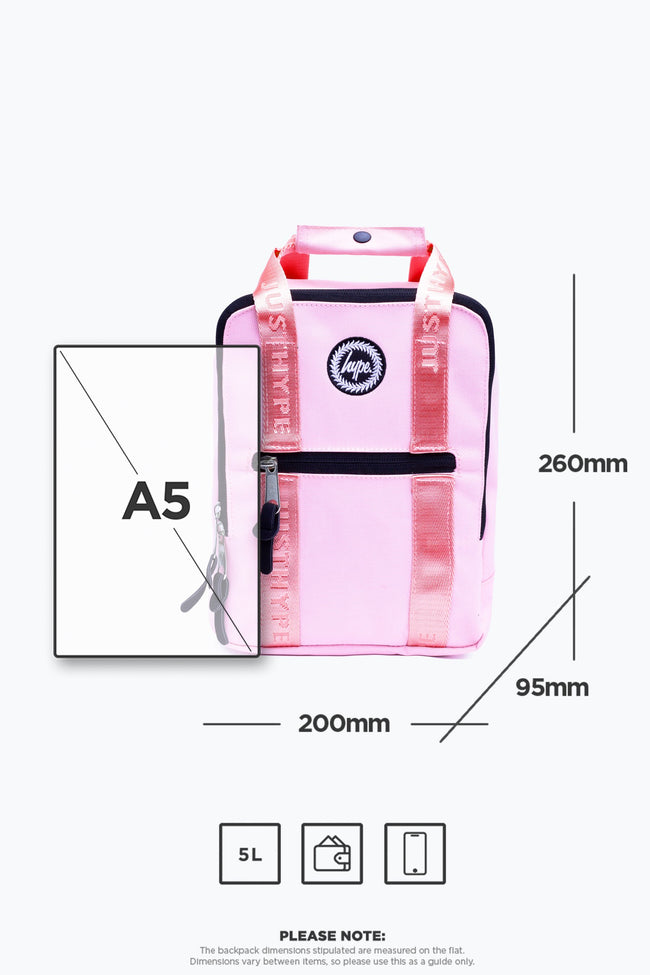 Hype Pink Boxy Mini Backpack