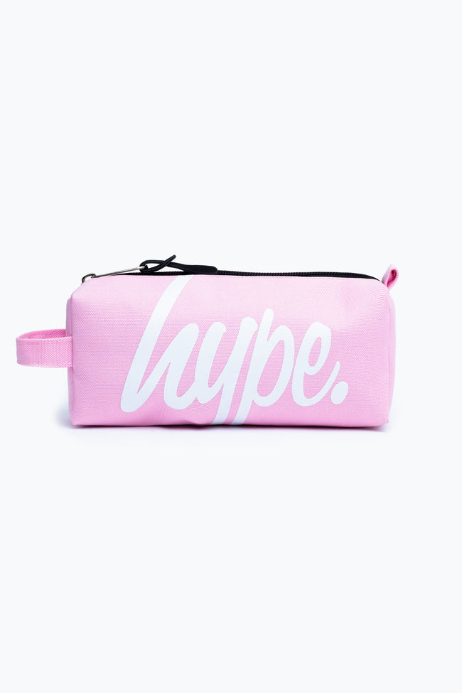 HYPE PINK SCRIPT PENCIL CASE