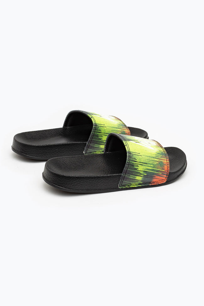 Hype Neon Drips Kids Sliders